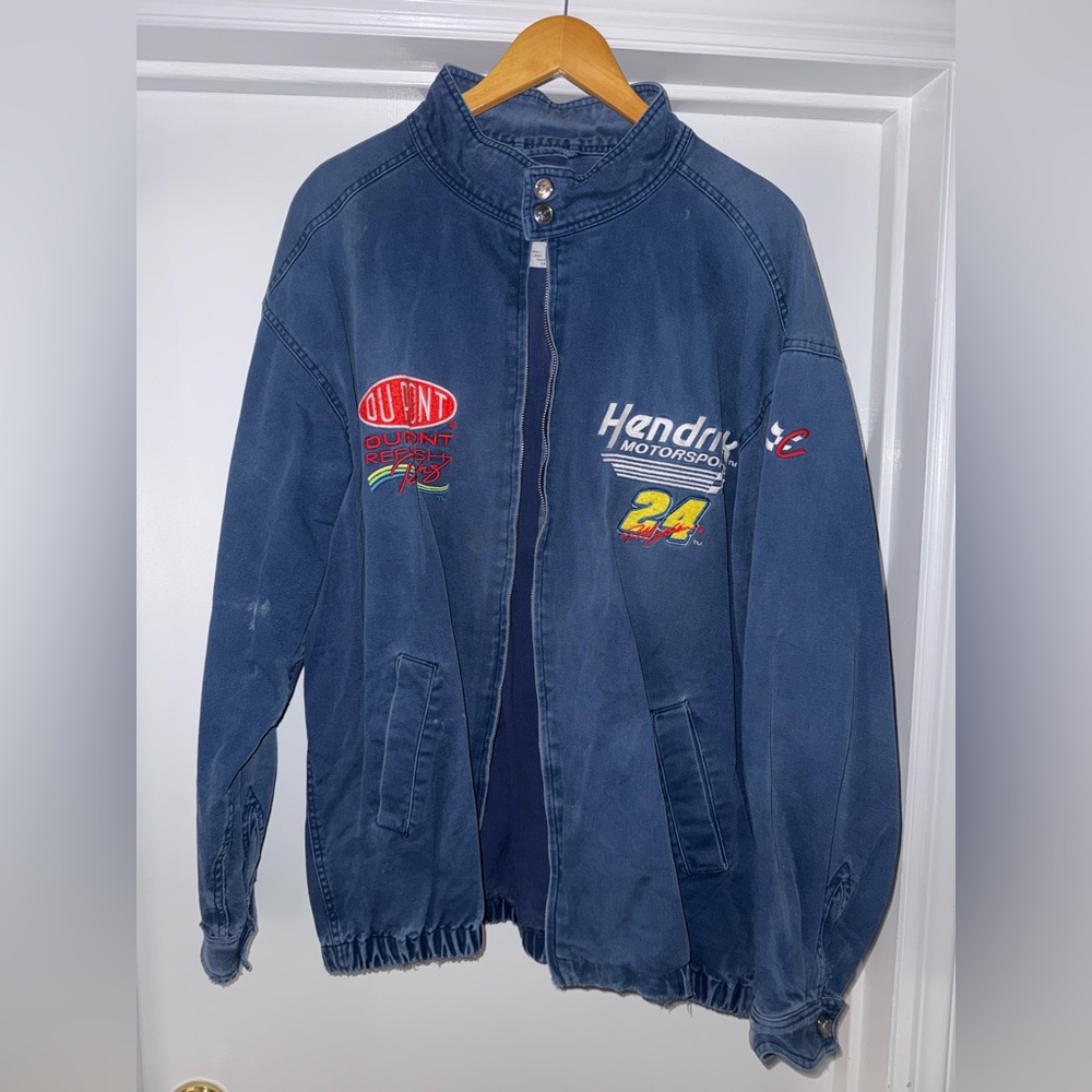XL Denim Jeff Gordon Racing Jacket